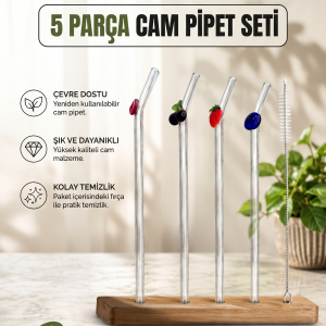 5'Lİ CAM PİPET SETİ